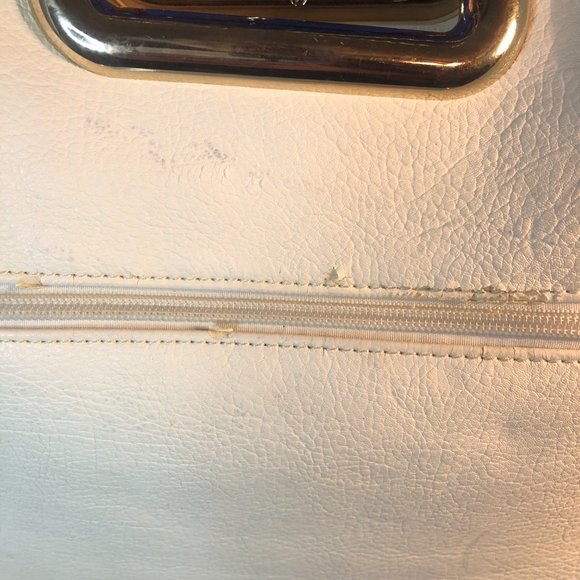 Purse Gold Chain Shoulder Crossbody Tote Tortoise Shell Handles - Picture 12 of 13